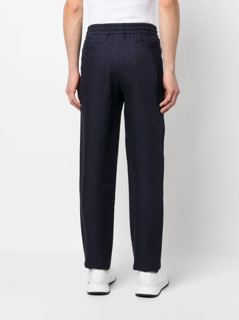 Shop Sease Elasticated Waist Trousers In Blau