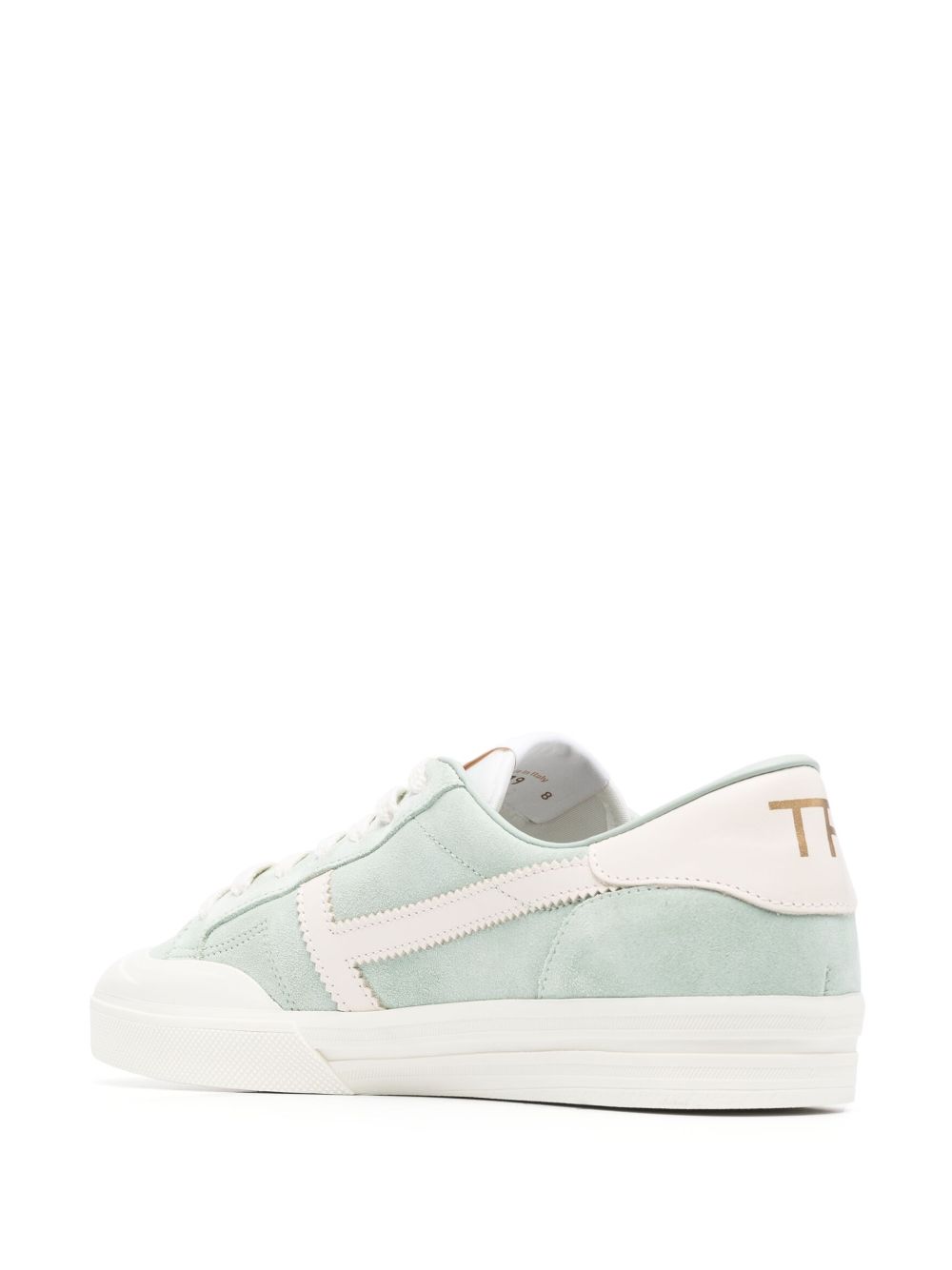 Shop Tom Ford Warwick Low-top Sneakers In Green