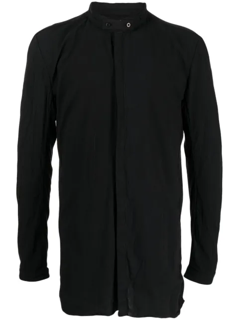 Boris Bidjan Saberi camisa con cuello alzado