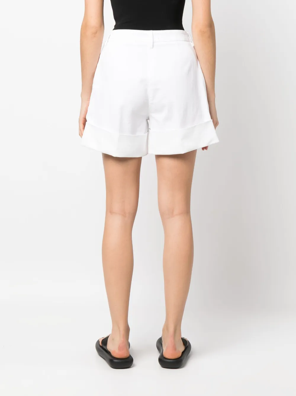 Fay highwaist Pleated Shorts Farfetch