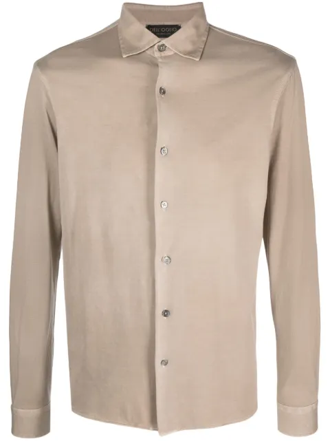 Dell'oglio long-sleeve cotton shirt