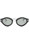 T Henri Eyewear tinted-lenses oval-frame sunglasses - Black