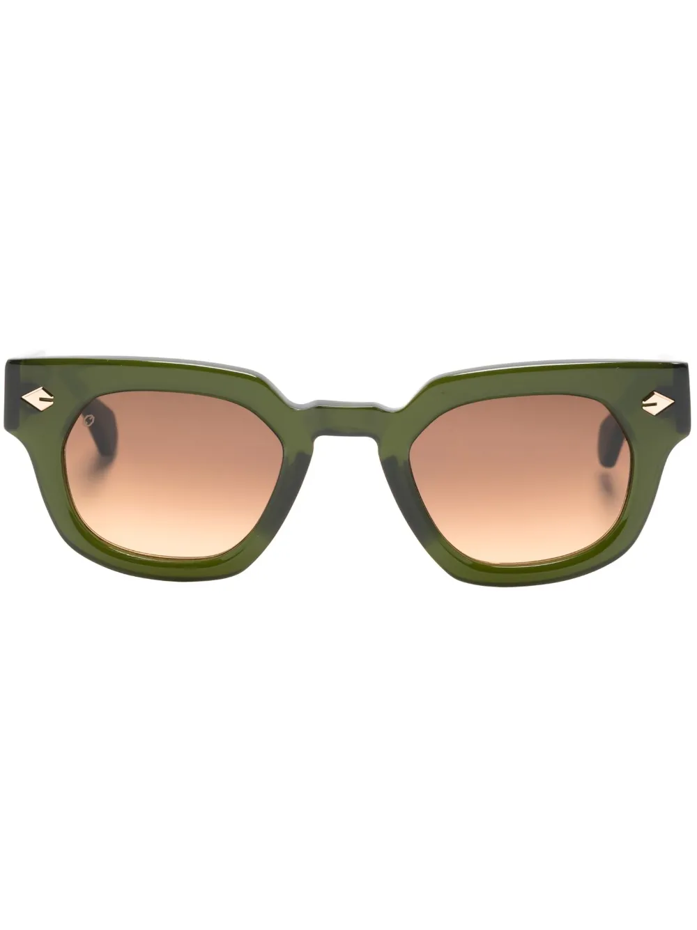 T Henri Eyewear Round Frame Gradient Sunglasses Farfetch