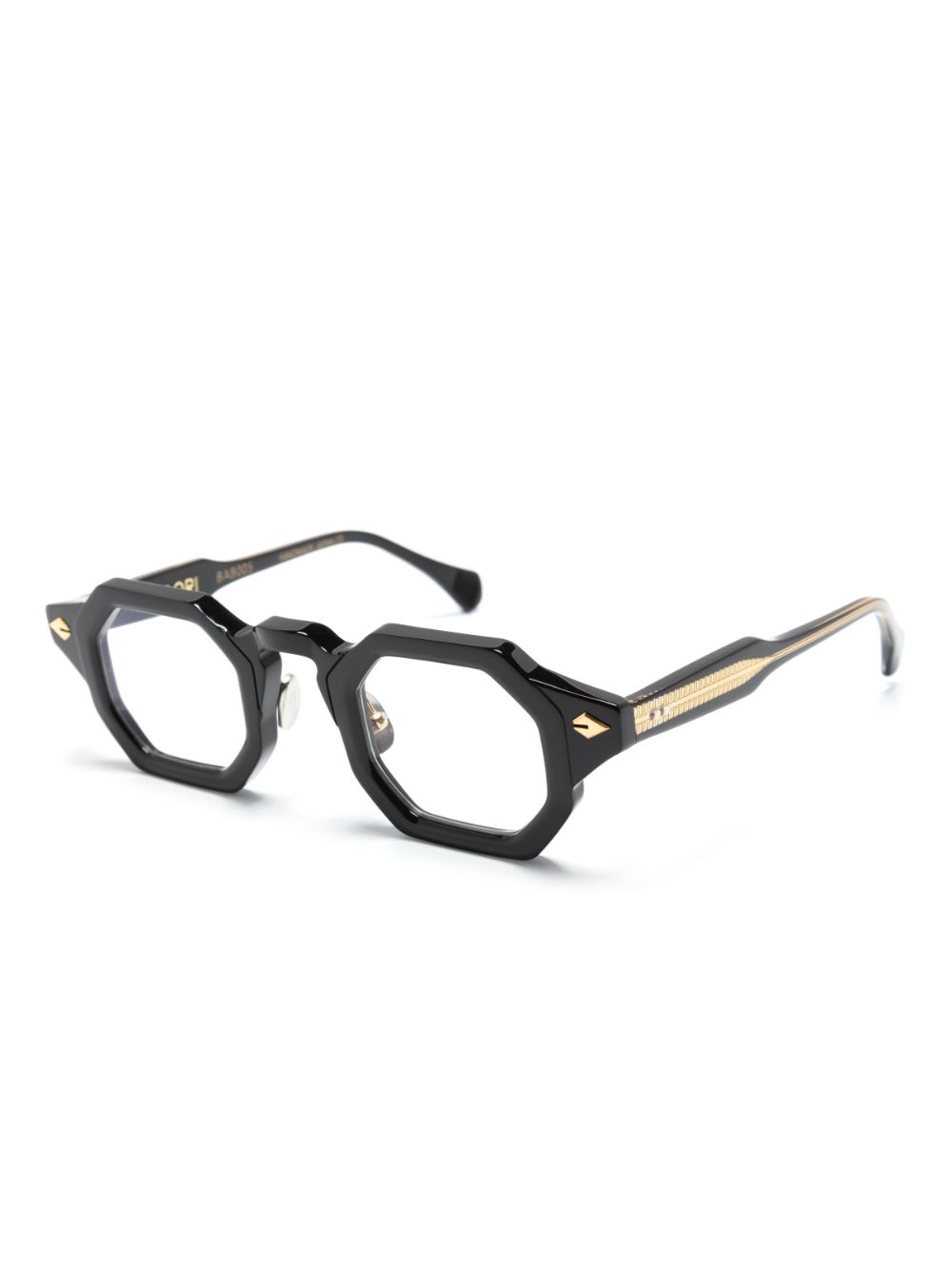 T Henri Eyewear Bril met rond montuur - Zwart