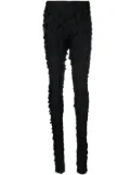 Comme Des Garçons layered skinny trousers - Black