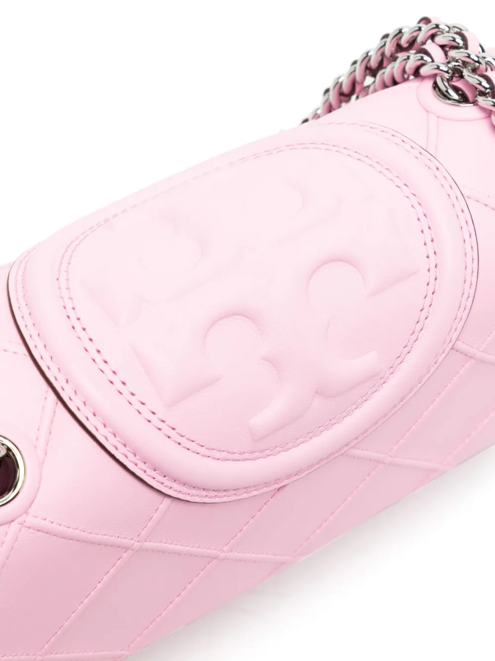 Tory Burch Small Fleming Leather Shoulder Bag In Pink ModeSens