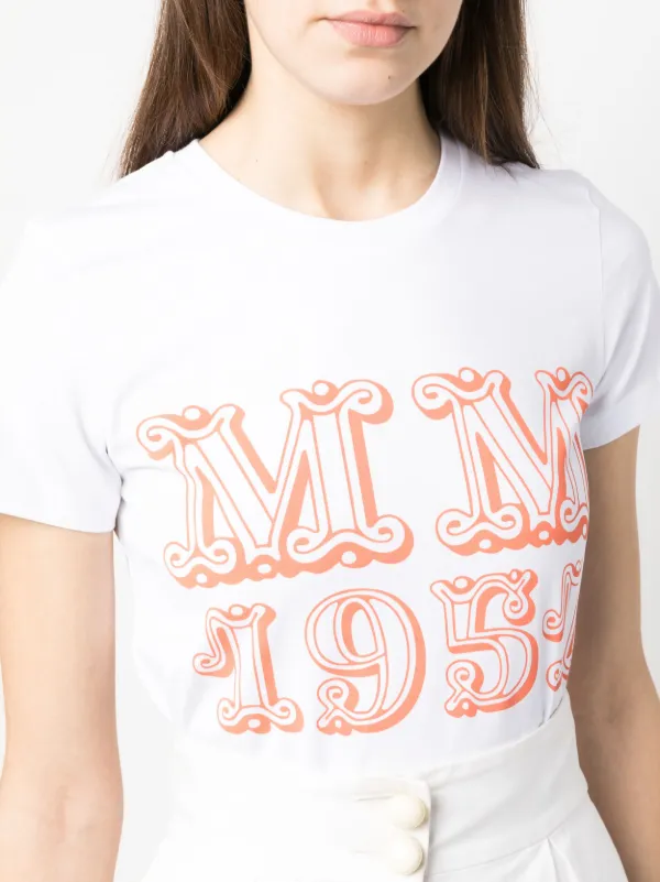 MaxMara ホワイト Tシャツ マックスマーラ Max Mara MAX MARA Tシャツ COLIBRI コリブリ