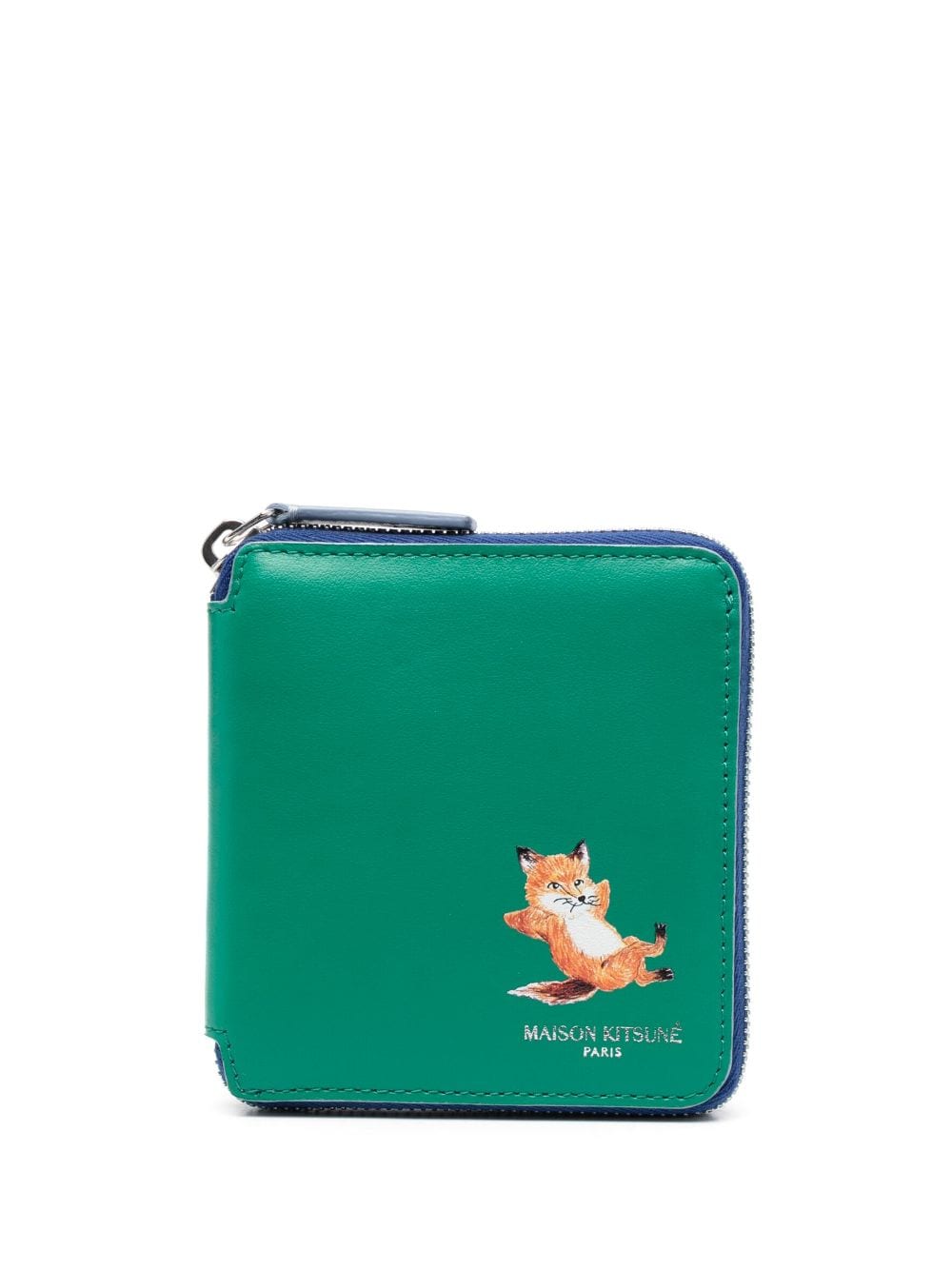 Maison Kitsuné Chillax Zipped Leather Wallet - Farfetch