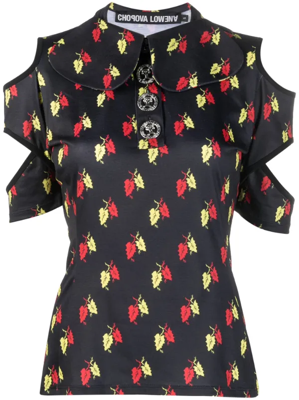 Chopova Lowena graphic-print short-sleeve T-shirt - Farfetch