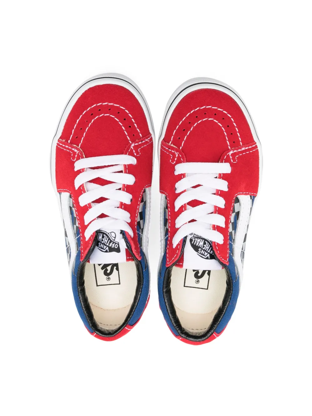 Shop Vans Sk8-low Reflective-detailing Sneakers In Red