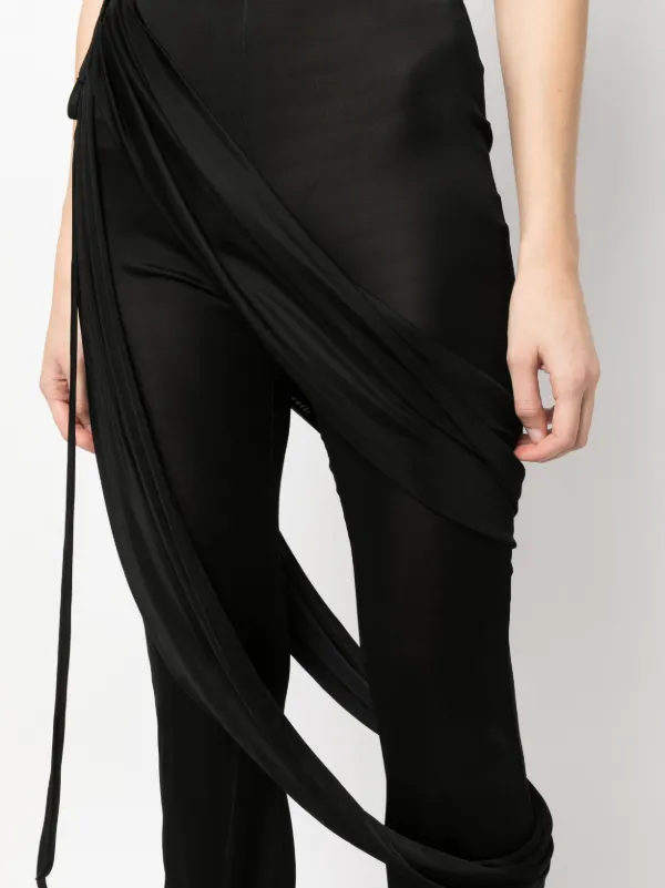 パンツ ANDREADAMO Andrea Adamo Trousers Black ANDREĀDAMO high-waist Trousers | Black | FARFETCH