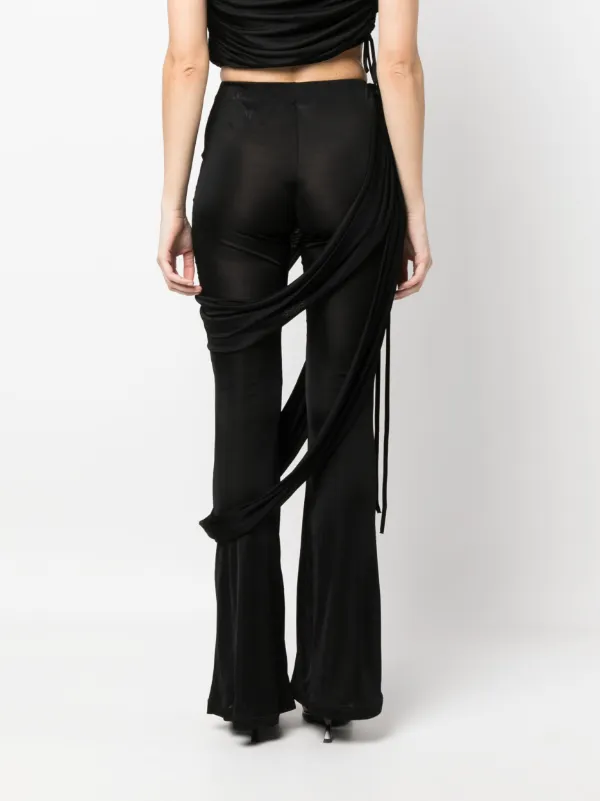 パンツ ANDREADAMO Andrea Adamo Trousers Black ANDREĀDAMO high-waist Trousers | Black | FARFETCH