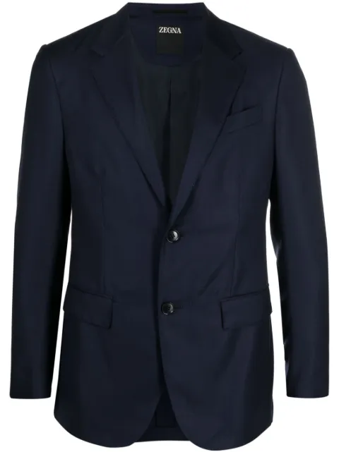 Zegna notched-lapels wool blazer