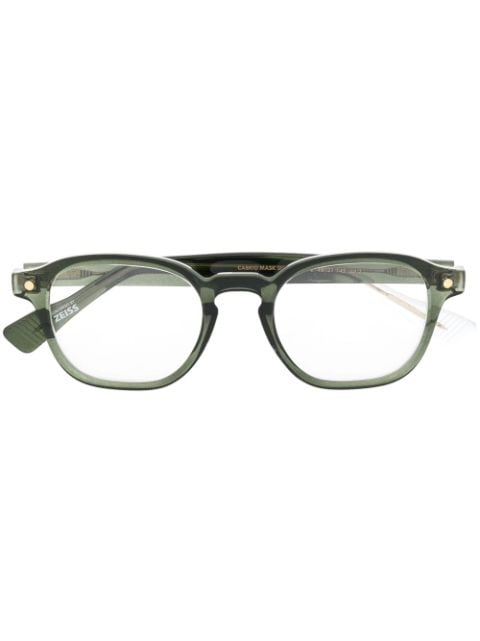 removable tinted-lenses square-frame glasses