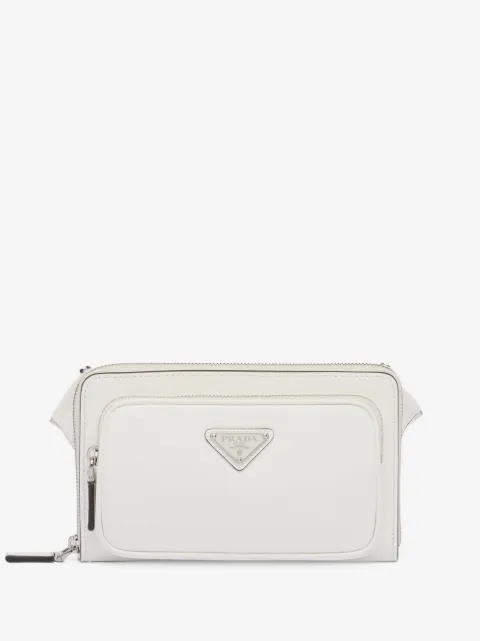 Prada レザー メッセンジャーバッグ