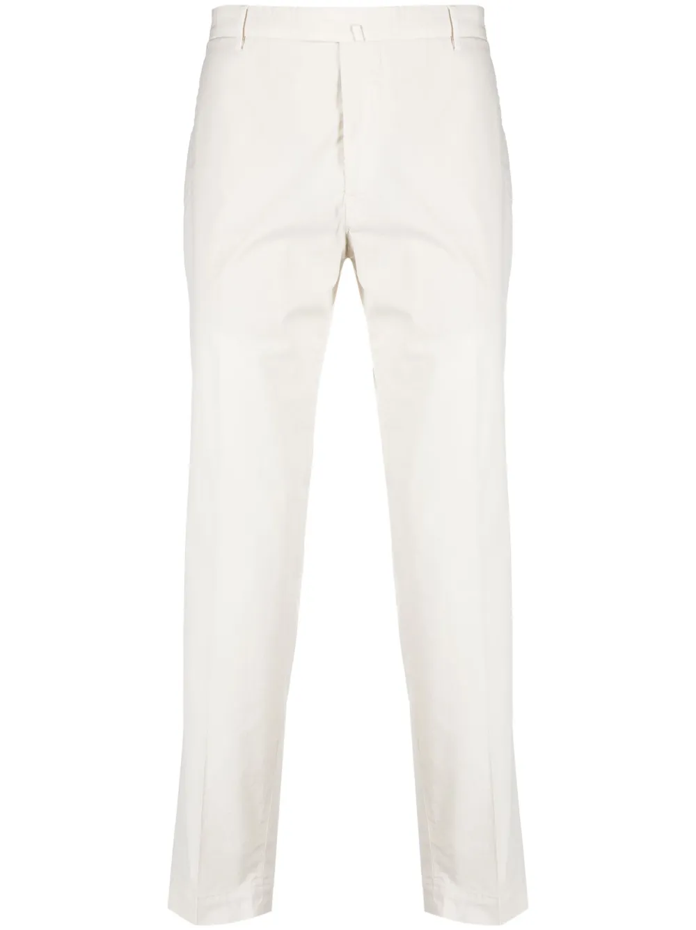 DELL'OGLIO SLIM-CUT CHINO TROUSERS