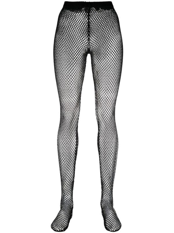 charcoal grey & black mesh calf leggings *pre-order* – STYLEGAL