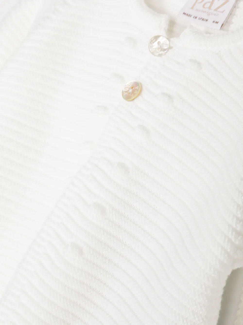 Button-Down Ribbed-Knit Cardigan