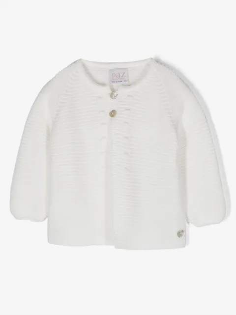 Paz Rodriguez button-down ribbed-knit cardigan