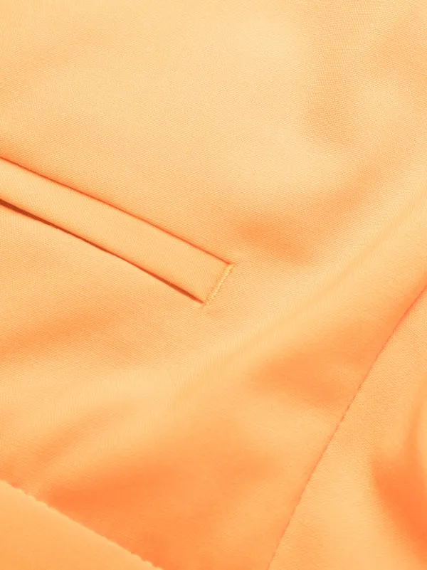 パンツ MSGM Women Straight Pants 3441MDP13237200 10 ORANGE MSGM straight-leg Cut Trousers | Orange | FARFETCH