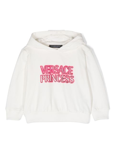 Versace Kids - logo-print hoodie