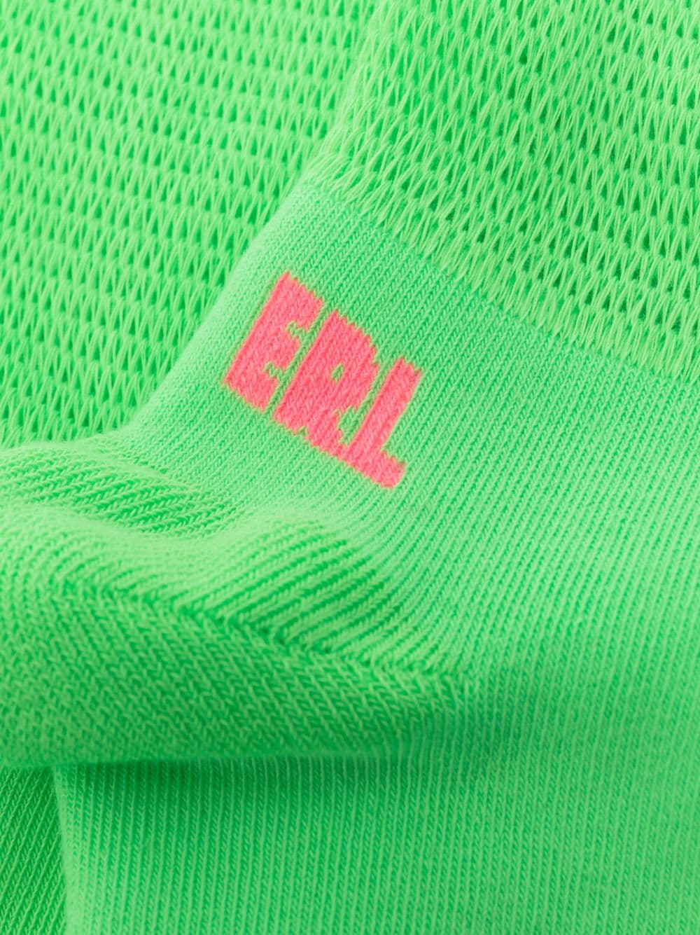 Shop Erl Logo-print Socks In Green