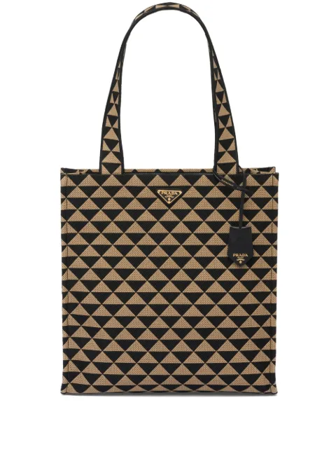 Prada Bolsa tote Symbole grande com bordado