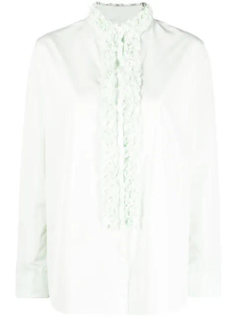 Jil Sander blusa con volantes