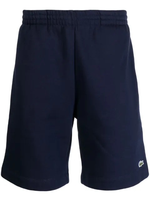 Lacoste logo-patch track shorts