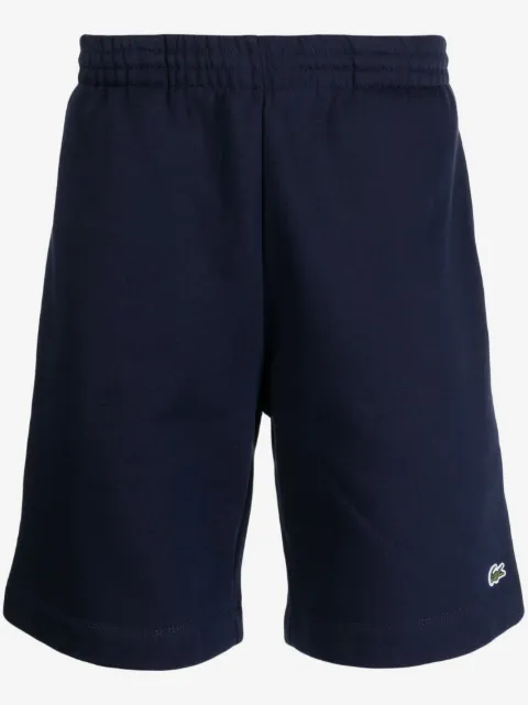Lacoste logo-patch track shorts