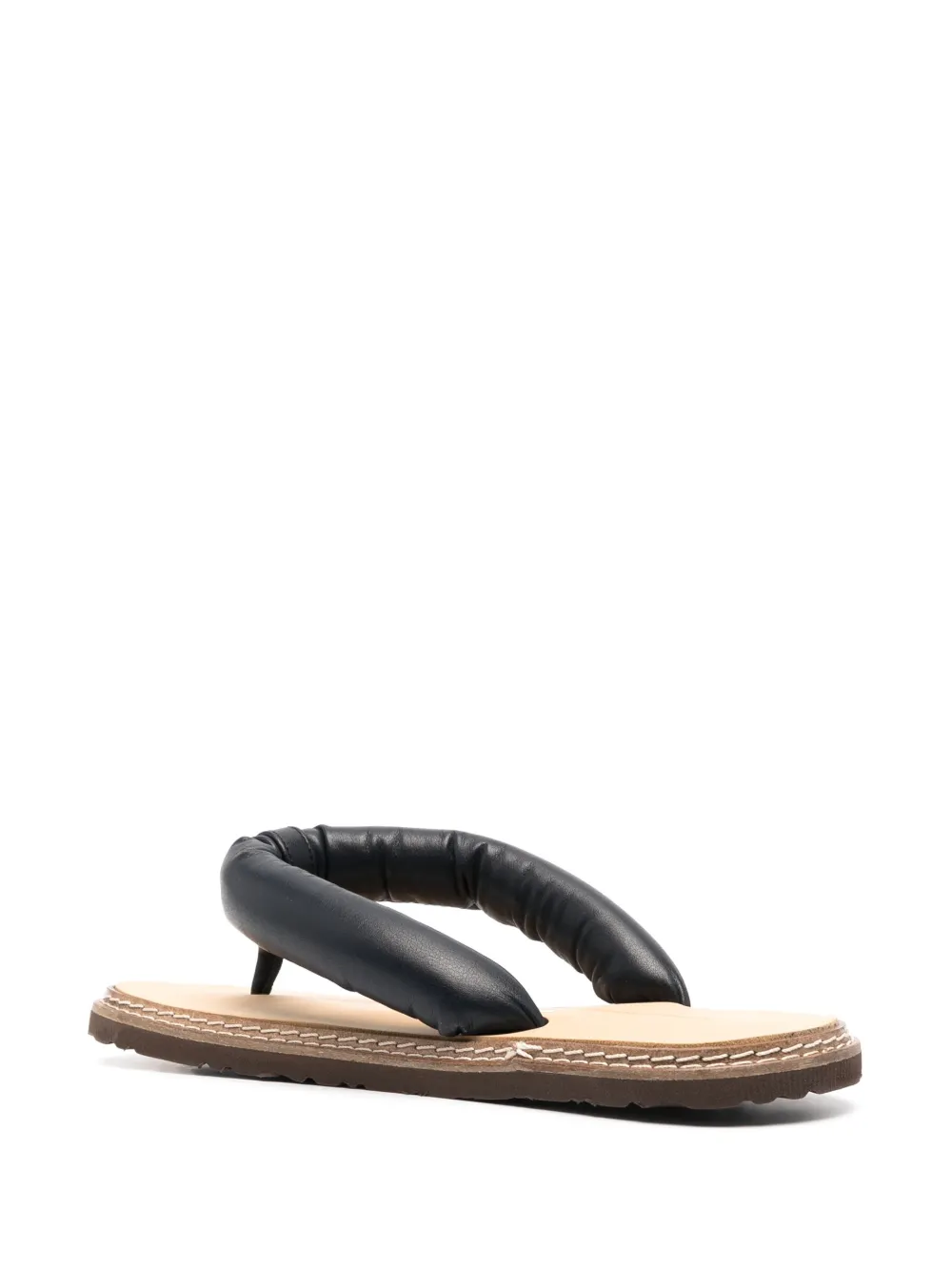 Sofie D'hoore paddedstrap Leather Flip Flops Farfetch
