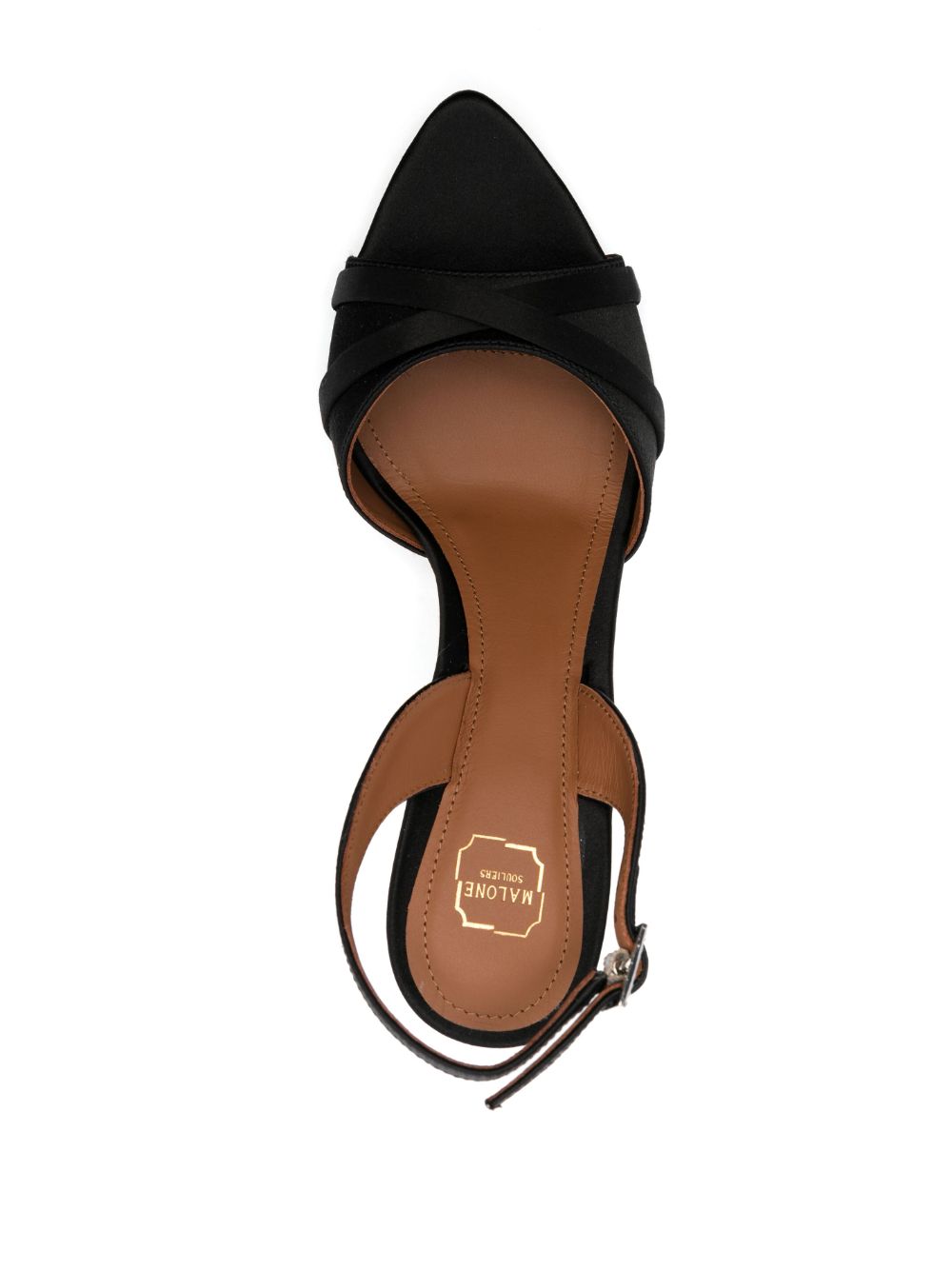 Shop Malone Souliers 90mm Open-toe Sandals In Schwarz