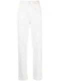Kristensen Du Nord high-waisted tie-fastening trousers - White