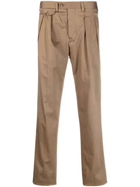 Lardini pantalones rectos con pinzas