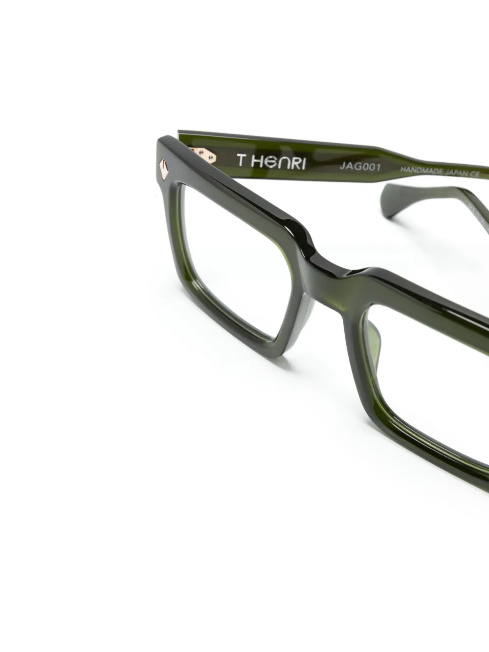 T Henri Eyewear Rectangle Frame Glasses Farfetch