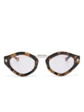 T Henri Eyewear tortoiseshell-effect tinted sunglasses - Brown