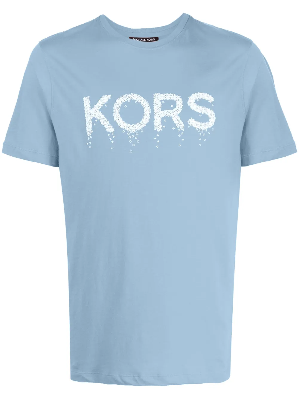 Michael Kors logo-print cotton T-shirt | Blue | Image 1