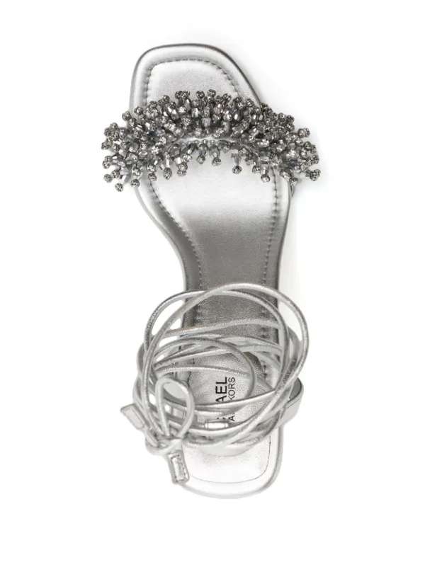 Michael Kors 89mm Lucia crystal-embellished Pumps - Farfetch