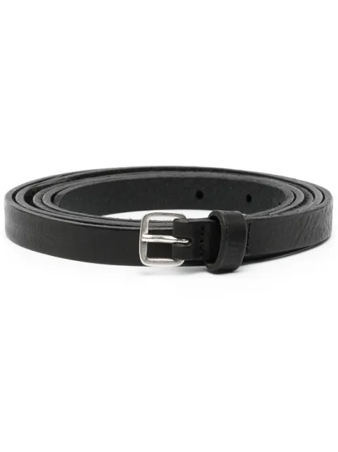 Tela - buckle-fastening thin leather belt