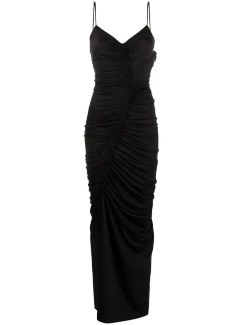 Victoria Beckham ruched maxi dress
