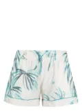 F.R.S For Restless Sleepers botanical-print cotton shorts - White