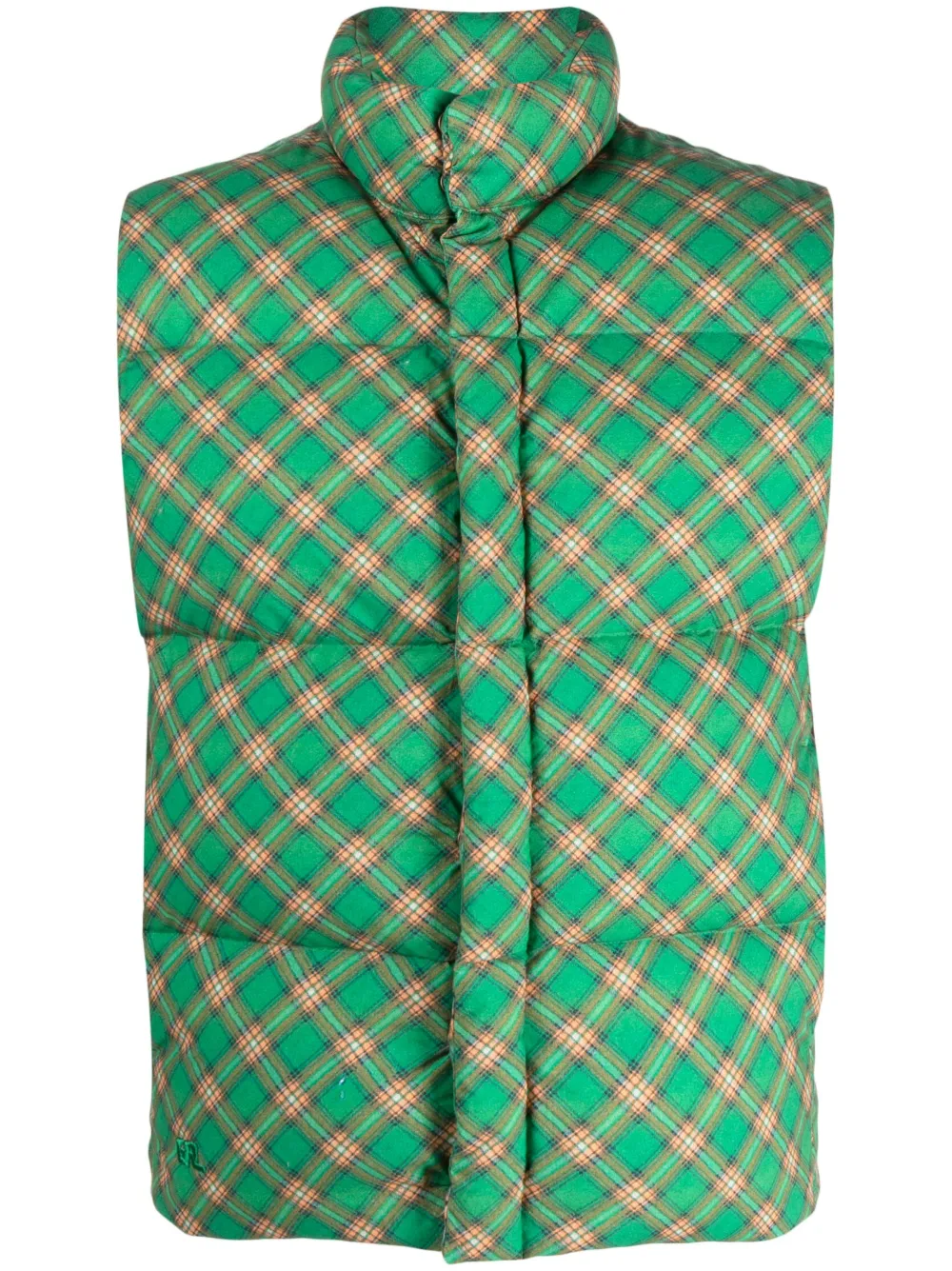 ERL Quilted check-pattern Gilet - Farfetch