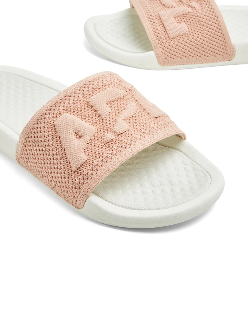 APL: ATHLETIC PROPULSION LABS debossed-logo open-toe slides - Roze