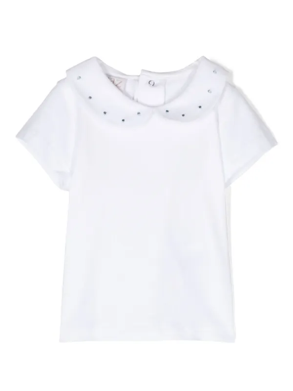 Peter pan hot sale collar t shirt