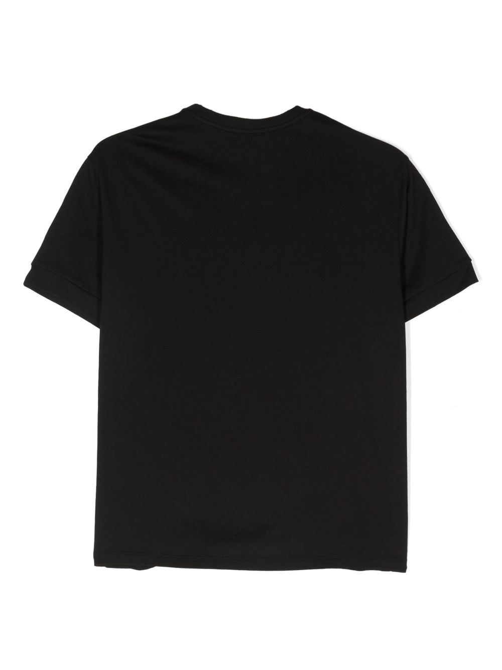 Emporio Armani Kids T-shirt met logopatch - Zwart