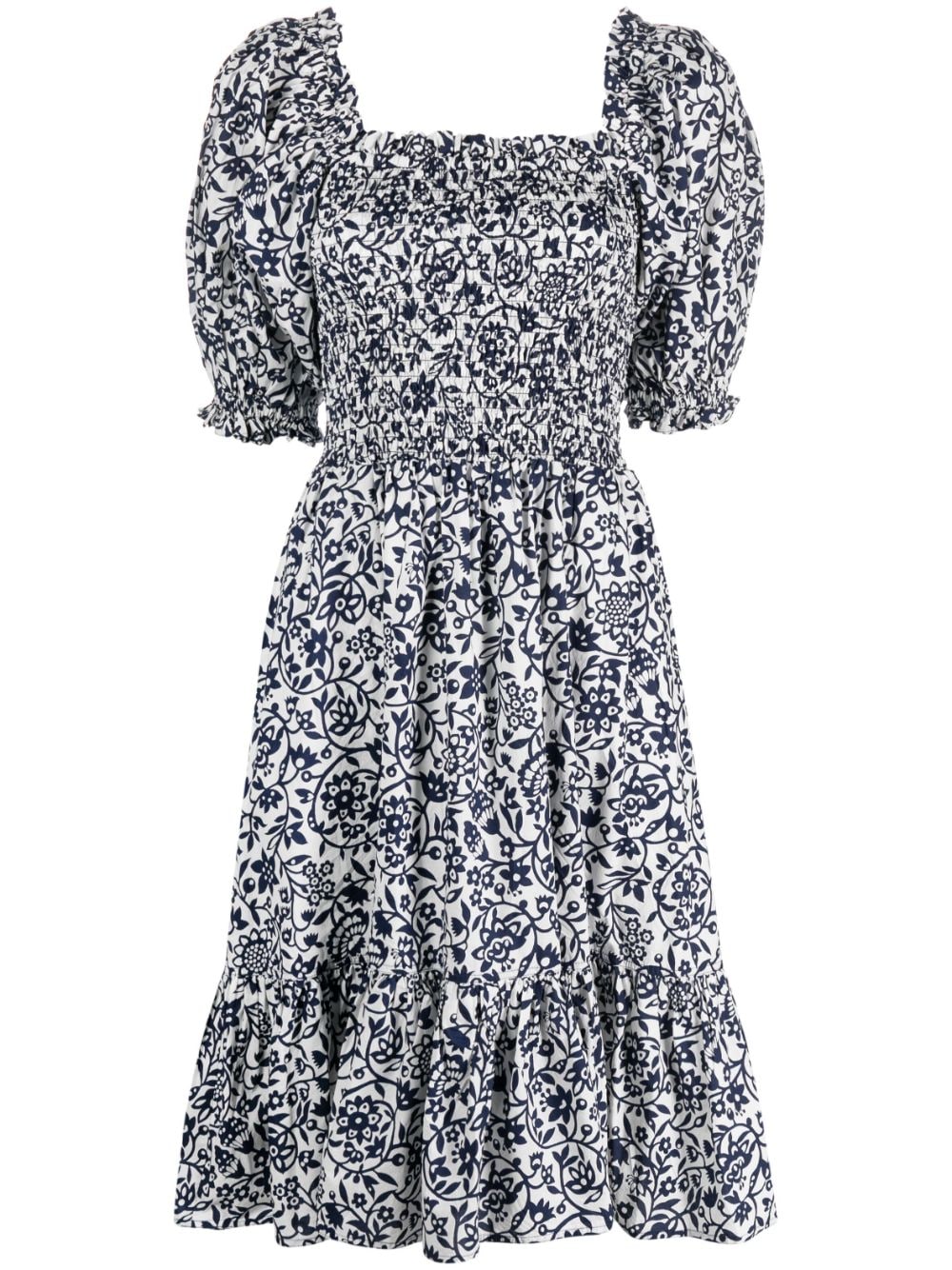 Polo Ralph Lauren floral-print Flared Midi Dress - Farfetch