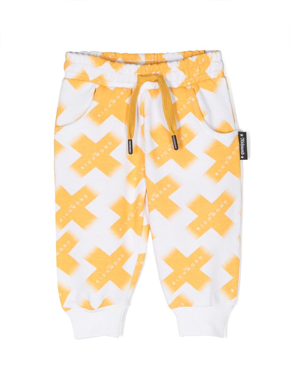 John Richmond Junior logo-print track pants - White