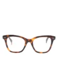 Kenzo tortoiseshell square-frame glasses - Brown