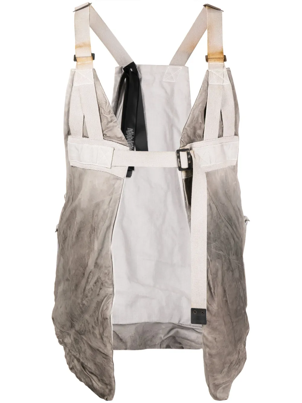 Boris Bidjan Saberi Sliding-buckle Fastening Vest In Grey