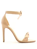 Alexandre Birman Clarita 100mm knot-detail sandals - Neutrals
